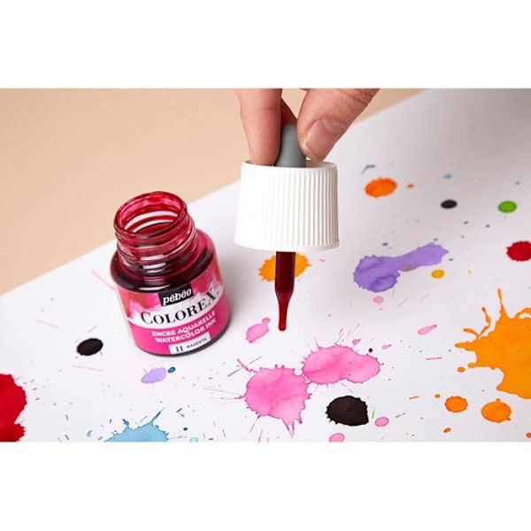 Vesiväri - PEBEO - Colorex - 45 ml - Neutraali Harmaa - Sekä Neutral grå