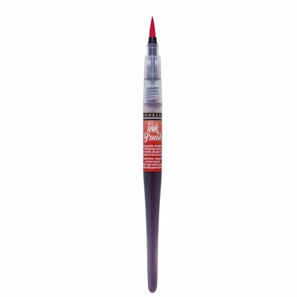 Forudfyldt pensel - Ink Brush - Primær Rød - Sennelier Röd