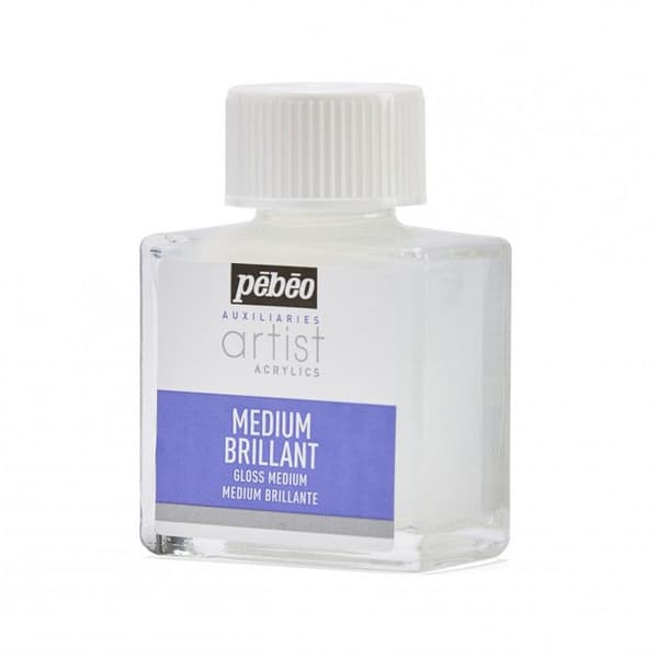 Medium Akryl - PEBEO - Konstnärsakryl - 75 ml - Blank - Ej gulfärgad Lysande