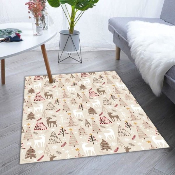 Beige joulumatto, koko: 50x80 Beige