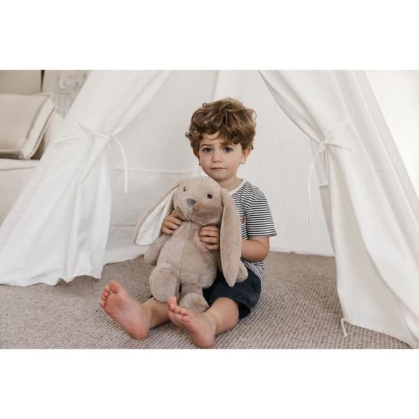 Trendy Bunny Taupe - 28 cm Blå