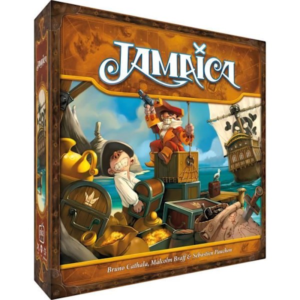 Jamaica - ASMODEE - 2021 Edition - Familjebrädspel - 2 till 6 spelare - 45 min Flerfärgad
