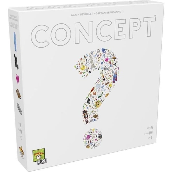 Asmodée brætspil - Koncept - Unbox Now - 4 til 12 spillere - 40 min Flerfärgad