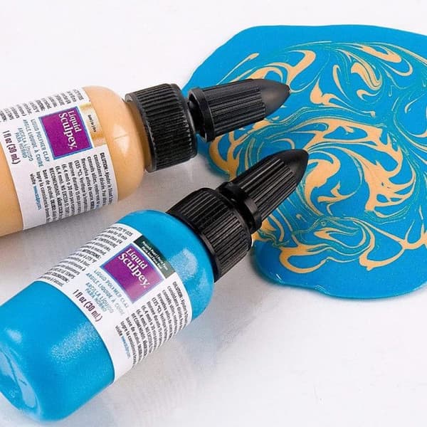 Medium væske - Polyform - Sculpey Liquid Medium-Glam - 3 flasker af 29 ml - Rosa - Avanceret