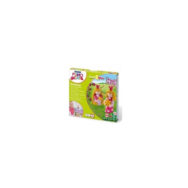 Fimo Kids Form & Play Prinsesse modelsæt - FIMO mærke - Niveau 3 - Ovnhærdning Flerfärgad