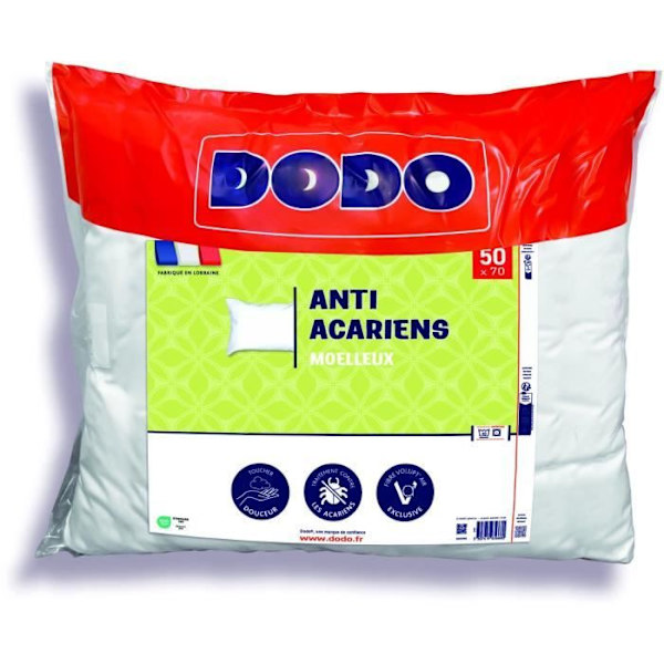 Antimide pude 50x70 cm - 100% Polyester - DODO