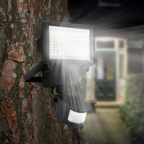 LUMI JARDIN Solcelleprojektor Cooper Black - H 22 cm - Sort Sort