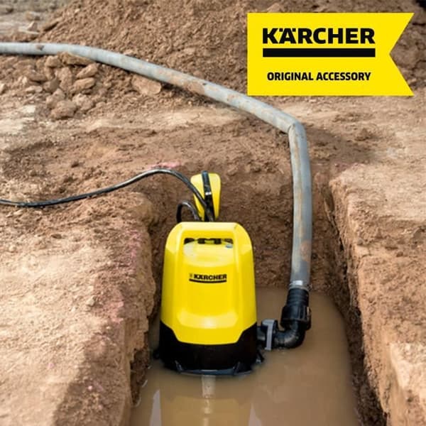 Platt textilslangsats - KARCHER - 10 m x Ø 1''1/4 (32 mm) - Praktisk - Högt flöde Grå