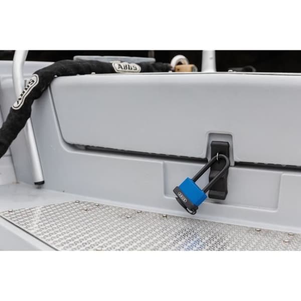 Udendørs lås - ABUS - 70IB/45HB63 Aqua Safe - Rustfrit stål - 50 mm - 2 nøgler Blå