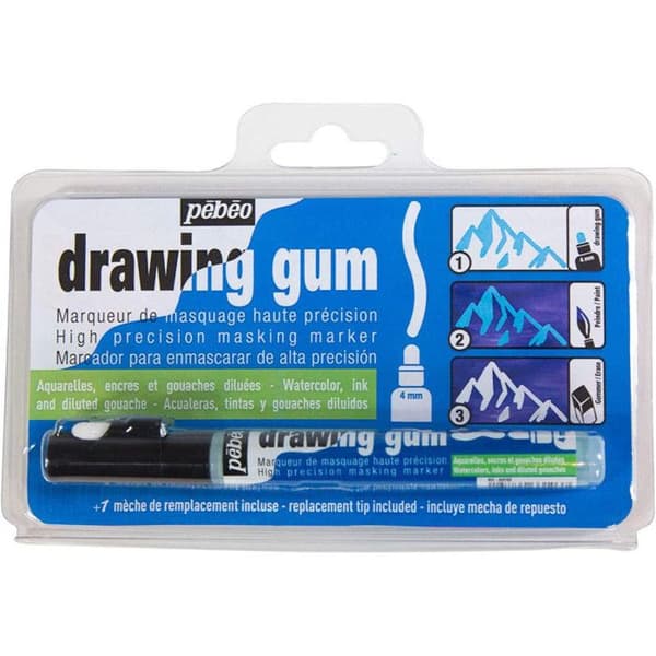Markör - Ritgummi - Ritsuddgummi - 4mm rund spets - Pébéo