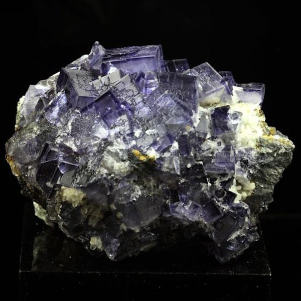 Sten og mineraler. Fluorit. 445,0 øre. Yanci, Igantzi, Navarra, Spanien.