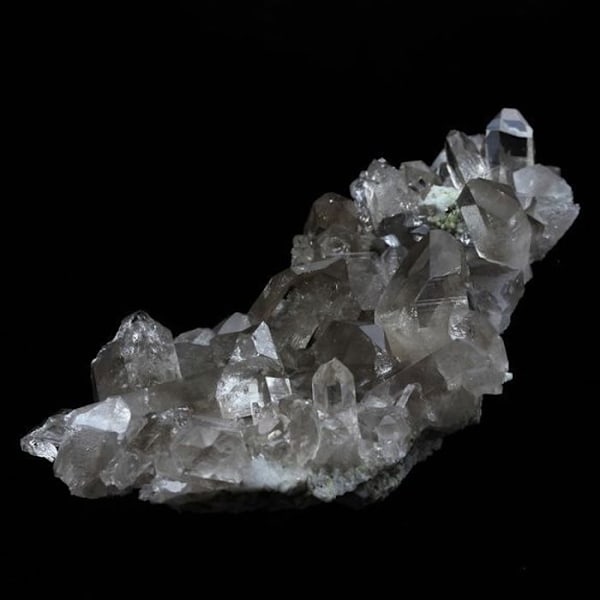 Sten og mineraler. Røgkvarts. 441,0 øre. Mont-Blanc-massivet, Haute-Savoie, Frankrig.