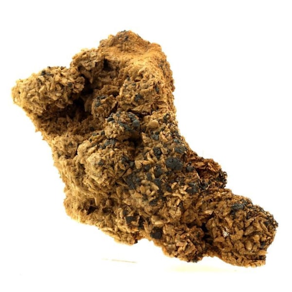 Sten og mineraler. Tetrahedrit på dolomit. 1580,0 øre. Usclas-du-Bosc Quarry, Hérault, Frankrig..