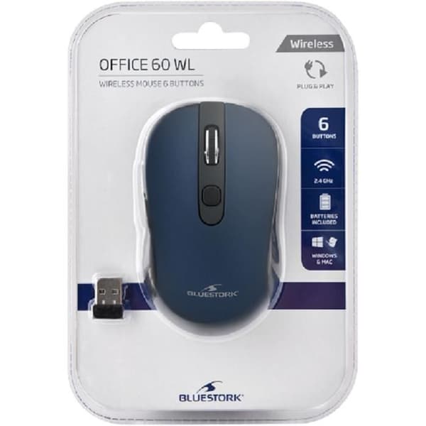 Langaton hiiri - BLUESTORK - OFFICE 60 - PC/MAC - Sininen Blå