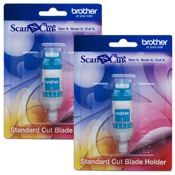 Standard skærebladsholdere - BROTHER - Sæt med 2 - Til ScanNCut CM300, CM700, CM900