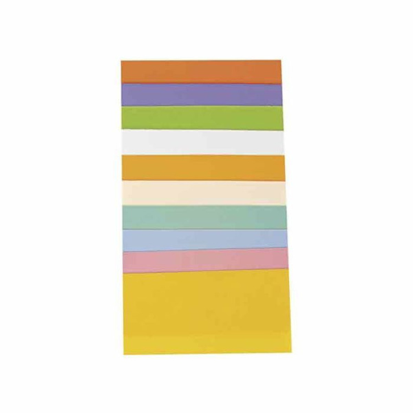 Voksark Kit Pastel 10 farver 10 x 5 cm Flerfärgad
