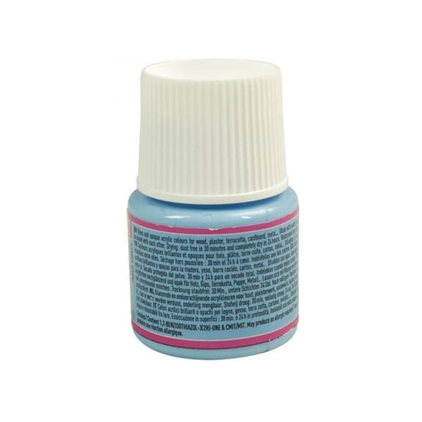 Akrylmaling - Pébéo - Dekor - 45 ml - Himmelblå - Blank Blå