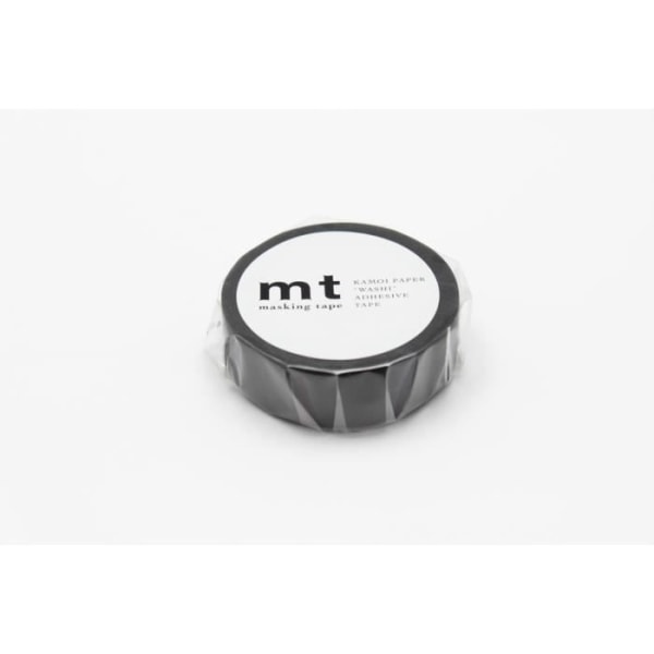 Masking Tape MT 1,5 cm Almindelig mat sort Sort