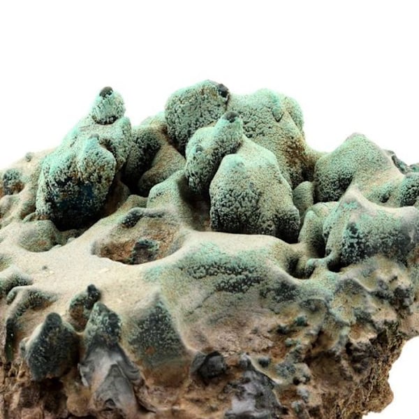 Sten og mineraler. Chrysocolla. 1633,0 ct. L'Etoile du Congo-minen, Lubumbashi, Congo.