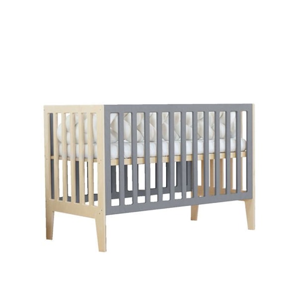 KIPPY vauvansänky 60 x 120 luonnollinen ja harmaa Grå