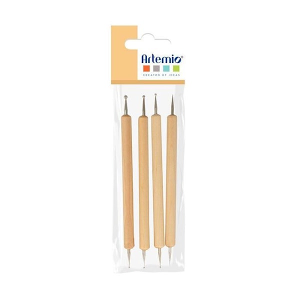 Set med 4 präglingsverktyg Beige