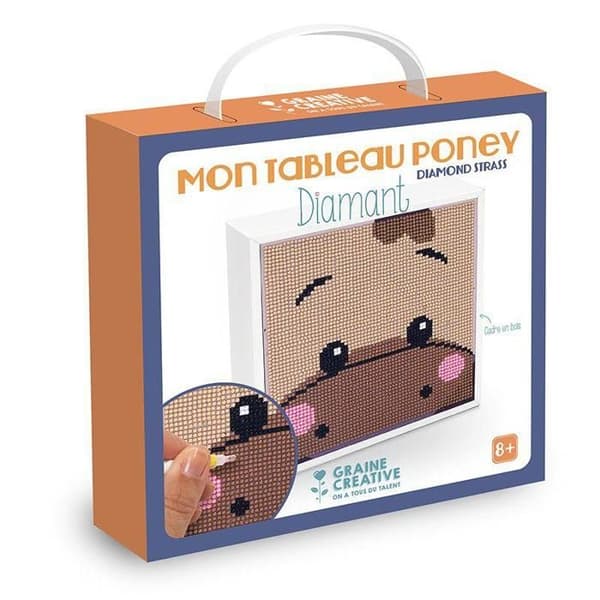 Kit timantimaalaus - ponitaulu Flerfärgad