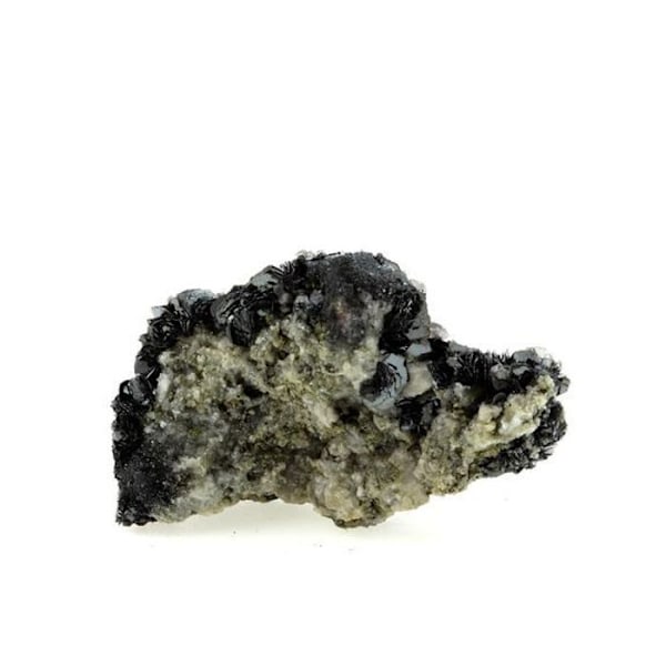 Hematite + Grå Fluorit 184,6 karat Grå
