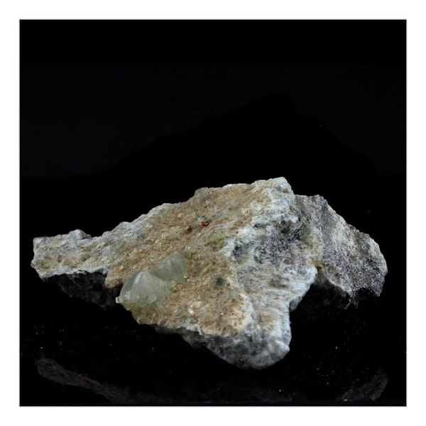 Natursten - ABIJOUX - Prehnit - 91,0 ct - Äkthetsintyg - La Combe de la Selle