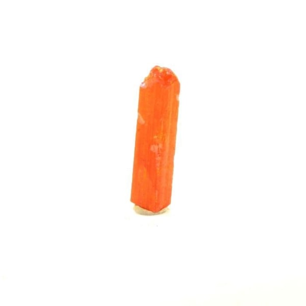 Sten og mineraler. Crocoite. 1,16 ct. Adelaide Mine, Dundas, Tasmanien, Australien.