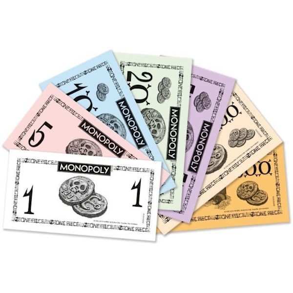 MONOPOLY One Piece - Brädspel - Fransk version En bit