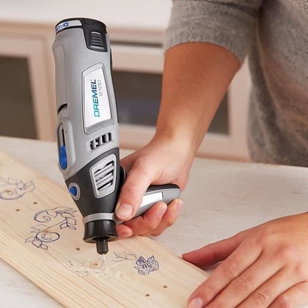 Frais til gravering DREMEL 105 - Sæt med 3 - ø 0,8mm - Skulptur og præcisionsgravering Grå