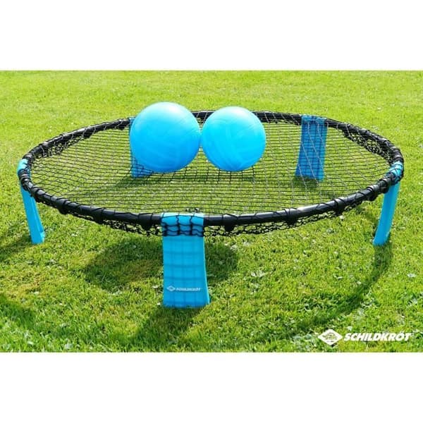 Utomhuslek - Studsmatta / boll - SCHILDKRÖT - RUNDNET SET Svart