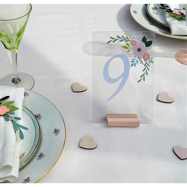 5 transparente plexiglasplader 10 x 15 cm + bunde Transparent