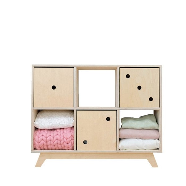 NABOSKY-viimeistelty säilytyskaluste 2x3 Beige