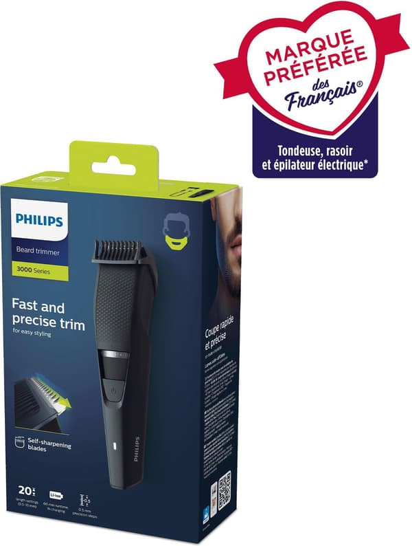 Partakone - PHILIPS - BT3234/15 - Sarja 3000 Svart