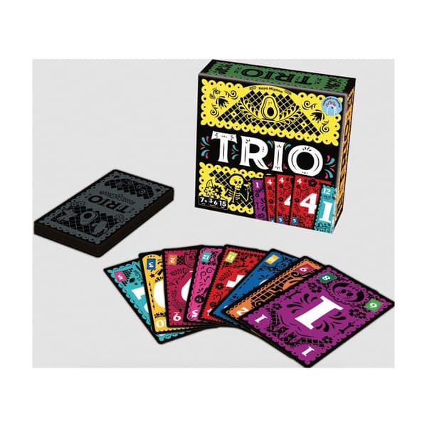 Trio sällskapsspel Röd