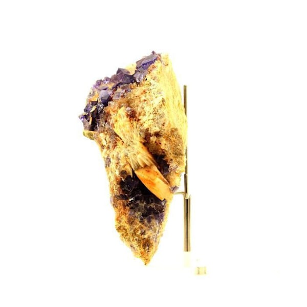 Sten og mineraler. Fluorit + Kvarts + Baryt. 985,0 ct. La Cabaña, Berbes, Spanien.