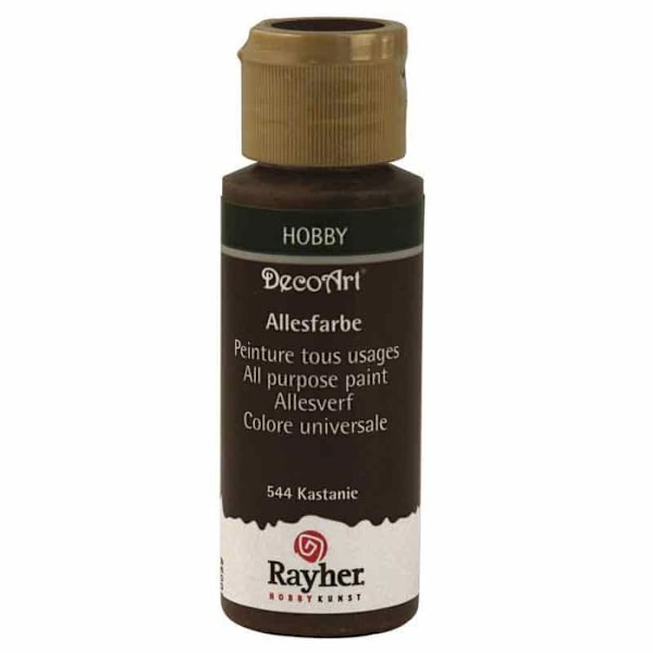 Premium akryylimaali Kastanja 59 ml Mörkblond