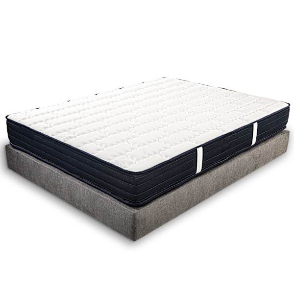 Madrassen 140x190 cm, Guld, 20 cm, memory foam, høj tilpasningsevne, uafhængighed af liggeflade, ergonomisk, sommer/vinter side. Vit