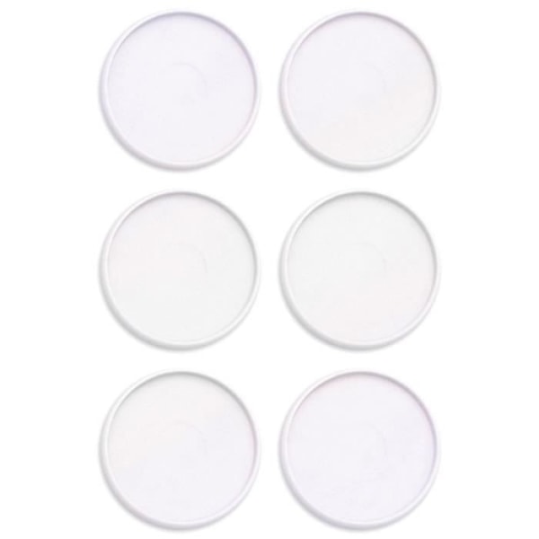 Binders - We R Memory Keepers - Pearl White - 9 st - Plastik - 3 cm i diameter Pärlvitt