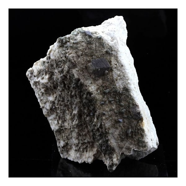 Sfen (Titanit) - Icke specificerad - 576,5 ct - Plan du Lac - Grå - Kristall