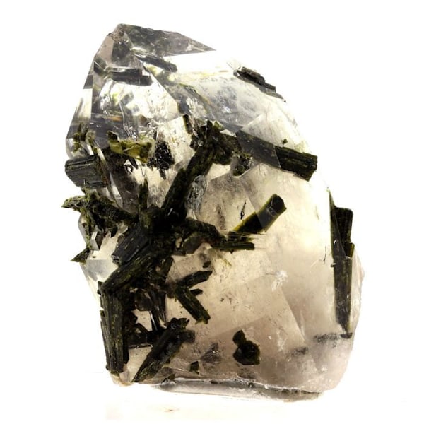 Sten og mineraler. Kvarts + Epidot. 2217,5 ct. Caetité, Bahia, Brasilien.