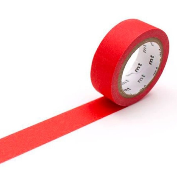 Kansiteippi - Uni Mate - Punainen - 15 mm - 7 m