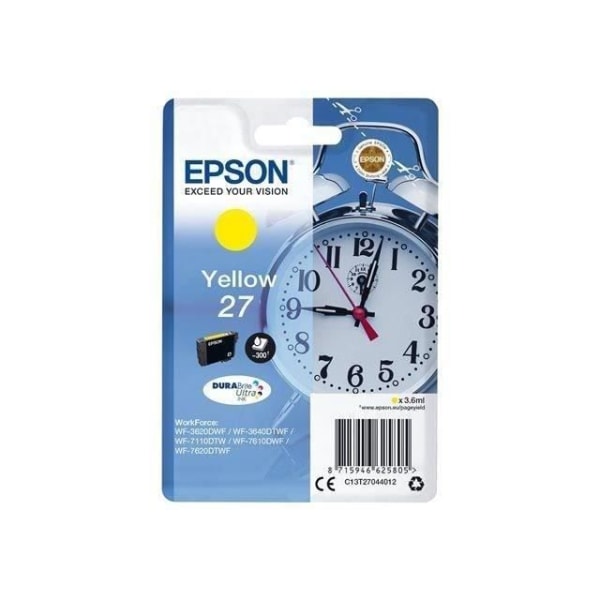 EPSON T2704 gul blækpatron - vækkeur (C13T27044012)