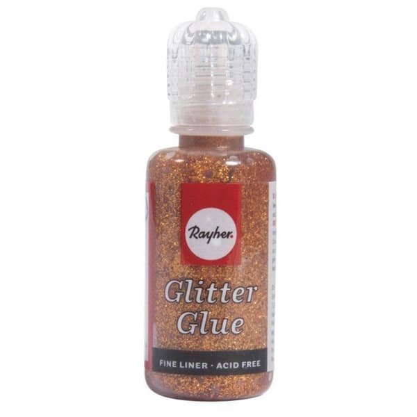 Glittrande metallkork, flaska 20 ml, glänsande koppar