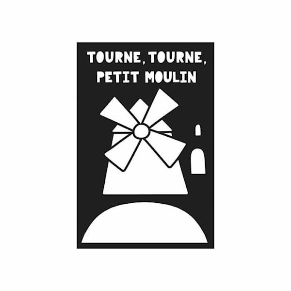 Tuulimyllystensiili kauniit lastenlaulut 15 x 10 cm
