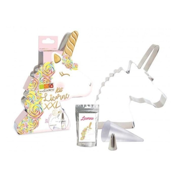 DIY box - My XXL Unicorn kakku Rosa, vit, lila