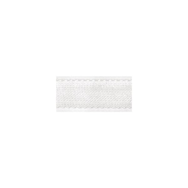 Valkoinen organdi-nauha 3 mm 10 m