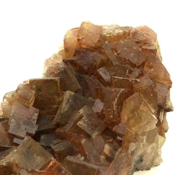 Sten og mineraler. Fluorit. 964,0 øre. Villabona-minerne, Asturien, Spanien.