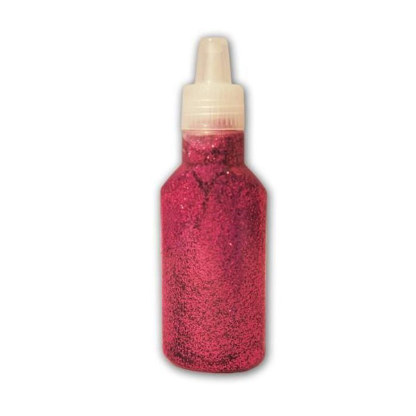 Glitterlim - lys pink Ros